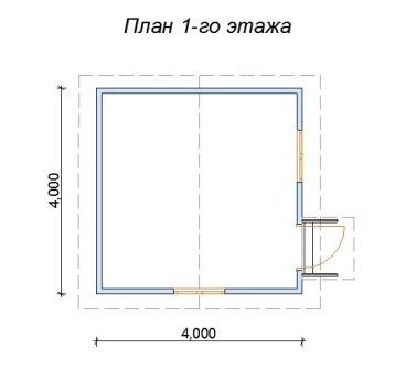 План каркасного дома №9
